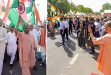 Photo of लखनऊ में आज निकली तिरंगा शौर्य यात्रा