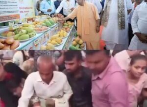 Photo of लखनऊ के आम महोत्सव के अंतिम दिन मची अफरा-तफरी